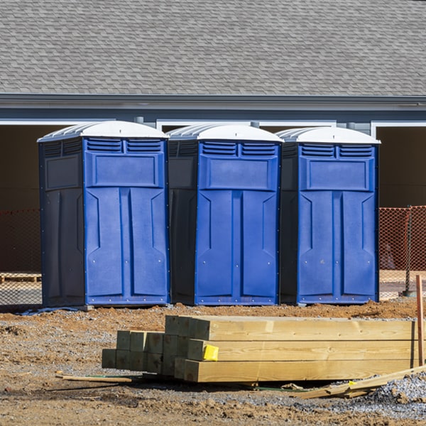 is there a specific order in which to place multiple portable restrooms in Withee Wisconsin